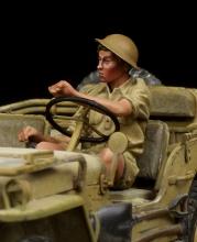 British Driver Western Desert WW II (for Tamiya Jeep) - 4.