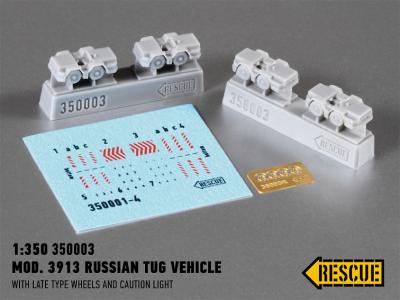 Mod. 3913 Russian tug vehicle (late wheels + caution light)