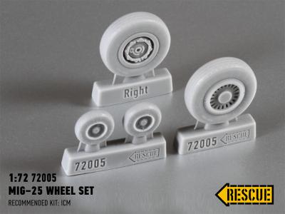 MiG−25 wheel set for ICM kit