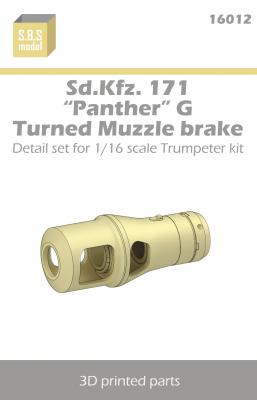 Sd.Kfz. 171 'Panther' G Muzzle brake - Turned