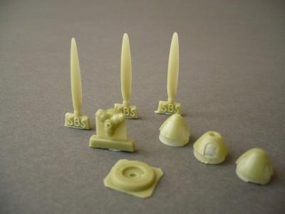 Bf-109E Propeller set for Tamiya kit