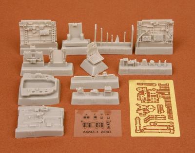 A6M2 Zero (zeke) cockpit set for Hasegawa kit