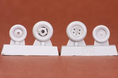 Folland Gnat T.1 wheel set for Airfix kit