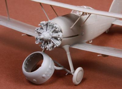 Gloster Gladiator Mk.I/Mk.II engine & cowling for Roden/EDU 