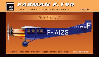 Farman F.190 'Air France' full resin kit