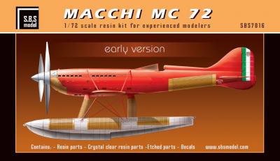Macchi MC 72 'Early Version' full kit 