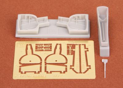 P-39 Q/N Airacobra wheel bays for Academy kit