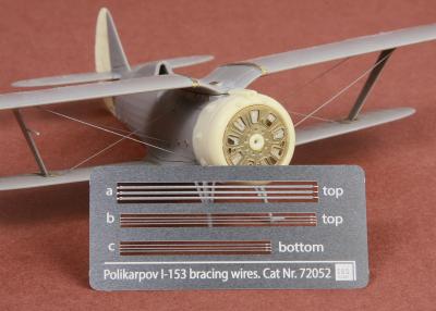 Polikarpov I-153 Chaika Rigging wire set for ICM/REVELL kit