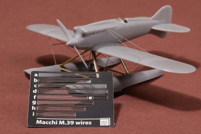 Macchi M 39 rigging wire set for SBS Model kit