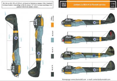 Junkers Ju-88 A-4 in Finnish Service WW II.