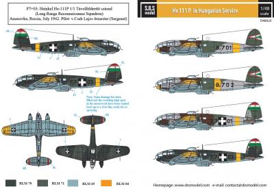 Heinkel He-111 P in Hungarian Service