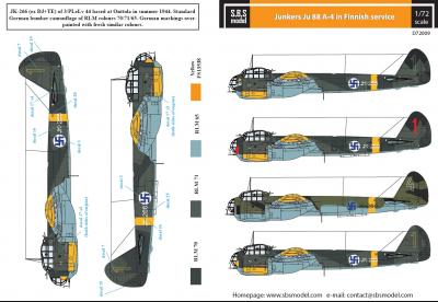 Junkers Ju-88 A-4 in Finnish Service WW II.