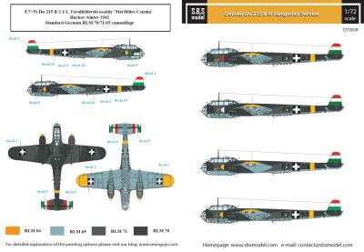 Dornier Do 215 B in Hungarian Service