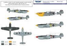 Hispano HA-1112 M1L 'Movie Star' decal sheet + resin parts 