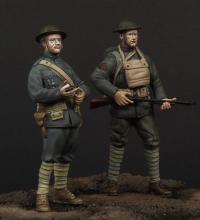 USMC officer & soldier (WW1)