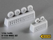 U-125A wheel set for Platz/F-Toys kit