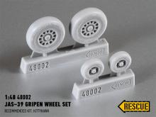 JAS-39 Gripen wheel set for Kittyhawk kit