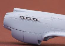 Curtiss P-40B exhaust for Airfix kit