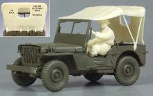 Willys Jeep Tarp Set & U.S. driver