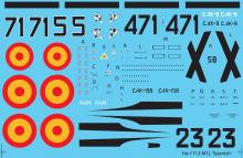 Hispano HA-1112 M1L 'Spanish Air Force' decal sheet  - 2.