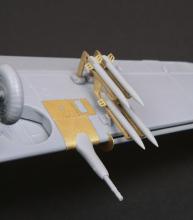 Wing Cannon & Rocket set for HA-1112 Tripala/Buchon Spanish  - 3.