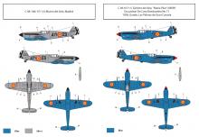 Hispano HA-1112 M1L 'Spanish Air Force' decal sheet  - 1.