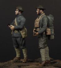USMC officer & soldier (WW1) - 1.