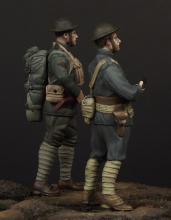 USMC officer & soldier (WW1) - 3.