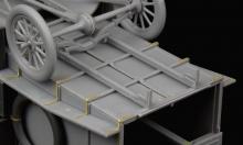 Ford Model T Ambulance update set for ICM kit - 6.