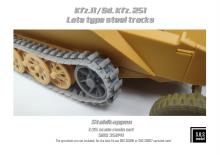 Sd.Kfz.11/Sd.Kfz. 251 late type steel tracks (Stahlkappen) - 1.