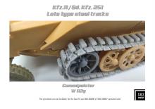 Sd.Kfz.11/Sd.Kfz. 251 late type steel tracks (Gummi. w 112g) - 1.