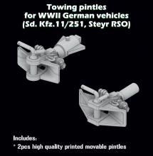 Towing pintles for WW II German Vehicles(Sd.Kfz 11/251, RSO) - 2.