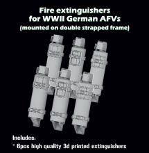 Fire extinguisers for WW II German AFV  - 1.