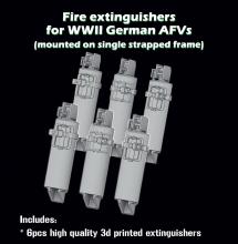 Fire extinguisers for WW II German AFV  - 1.