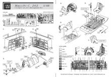 Macchi C 202 Folgore cockpit set for Hasegawa kit. - 1.