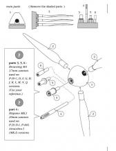 P-39 Airacobra propeller set (Aeroproduct) for Eduard/Hasegawa kit - 1.