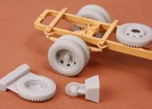 Kfz.385 wheel set (late 8-bolt type) for Italeri/Tamiya Opel Blitz kit - 2.