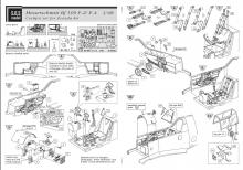 1/48 Bf-109F-2/F-4 cockpit set for Zvezda kit - 1.