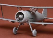 Gloster Gladiator Mk.I/Mk.II engine & cowling for Merit kit  - 1.