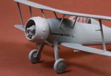 Gloster Gladiator Mk.I/Mk.II engine & cowling for Merit kit  - 2.