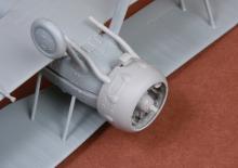 Gloster Gladiator Mk.I/Mk.II engine & cowling for Merit kit  - 3.