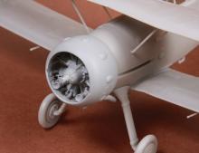 Gloster Gladiator Mk.I/Mk.II engine & cowling for Roden/EDU  - 1.