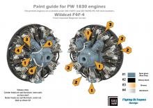 F4F-4 Wildcat engine set for Eduard kit - 9.