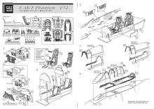 F-4E/F Phantom cockpit set for Revell kit - 1.