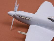 Spitfire F Mk. 22 exhaust + gun barrels for Airfix kit - 1.