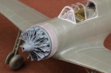 Bloch MB 151 & 152 engine with cowling set for Dora Wings - 2.