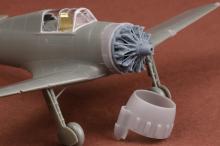 Bloch MB 151 & 152 engine with cowling set for Dora Wings - 1.