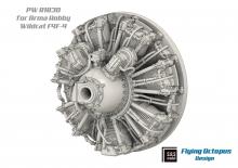 F4F-4 Wildcat engine & exhaust set for Arma Hobby kit - 5.