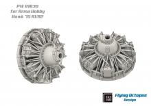Curtiss H-75 A1/A2 Hawk engine set for Arma Hobby kit - 6.