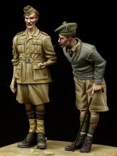 British NCO & Scottish Highlander Western Desert WW II - 3.